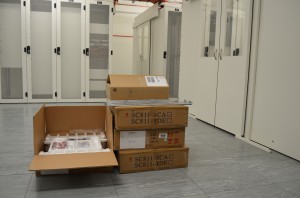 Servers arriving onsite